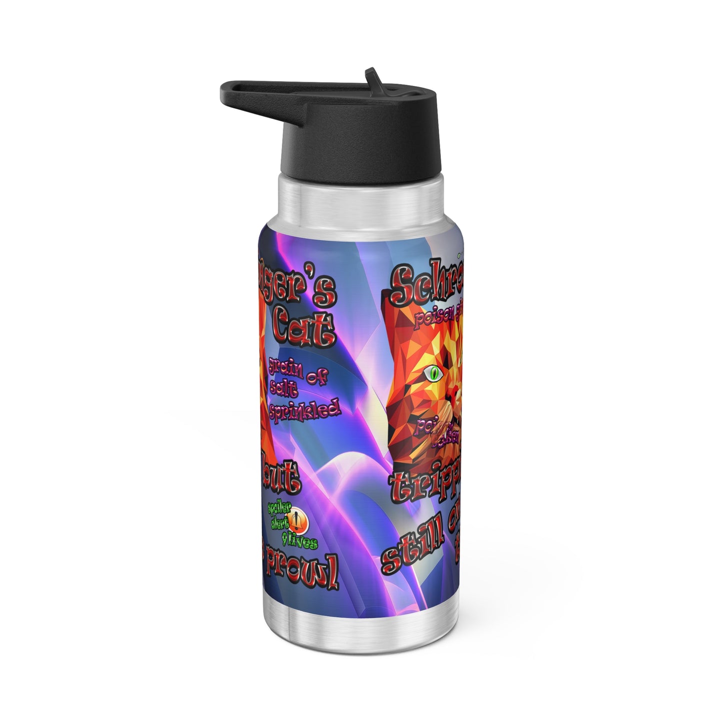 schrodinger's cat - Gator Tumbler, 32oz  (grey-pink wave)