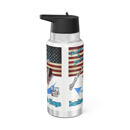 shoot for the stars - Gator Tumbler, 32oz (white)
