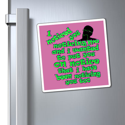 noticed you noticing - Magnets - (light pink)