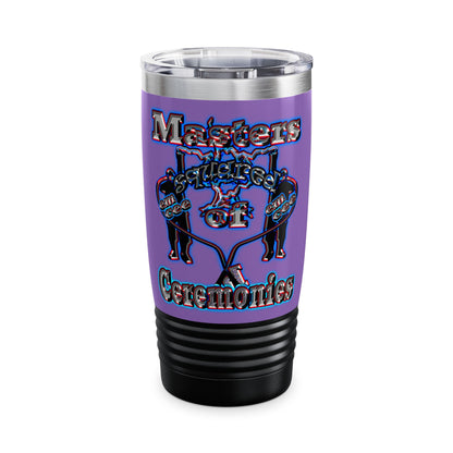em cee squared - Ringneck Tumbler, 20oz (light purple)