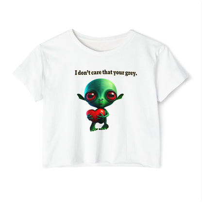 I don't care that your grey - Women's Festival Crop Top