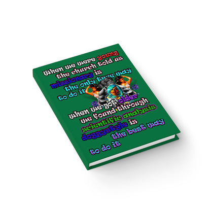 doggystyle - journal-blank (dark green)