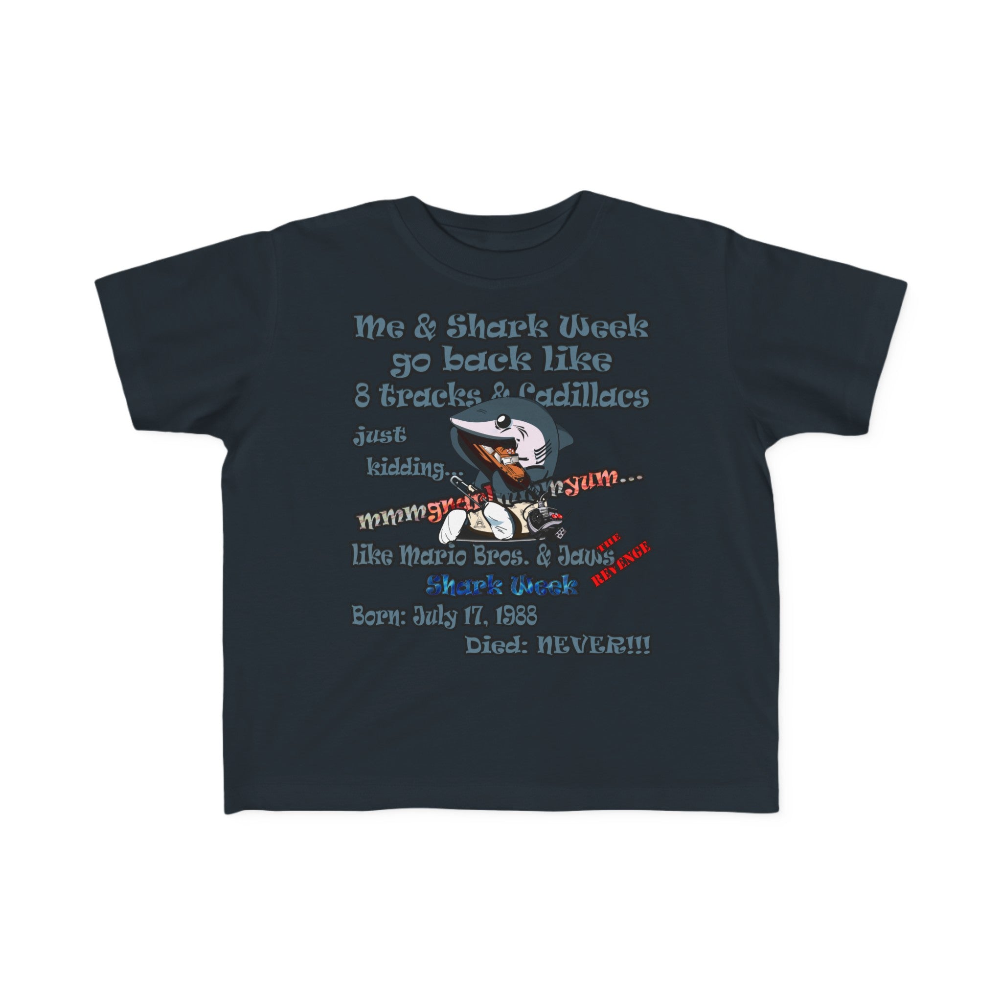 shark week - Toddler's Fine Jersey Tee