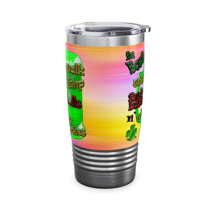 celtics logo - Ringneck Tumbler, 20oz (color blur)
