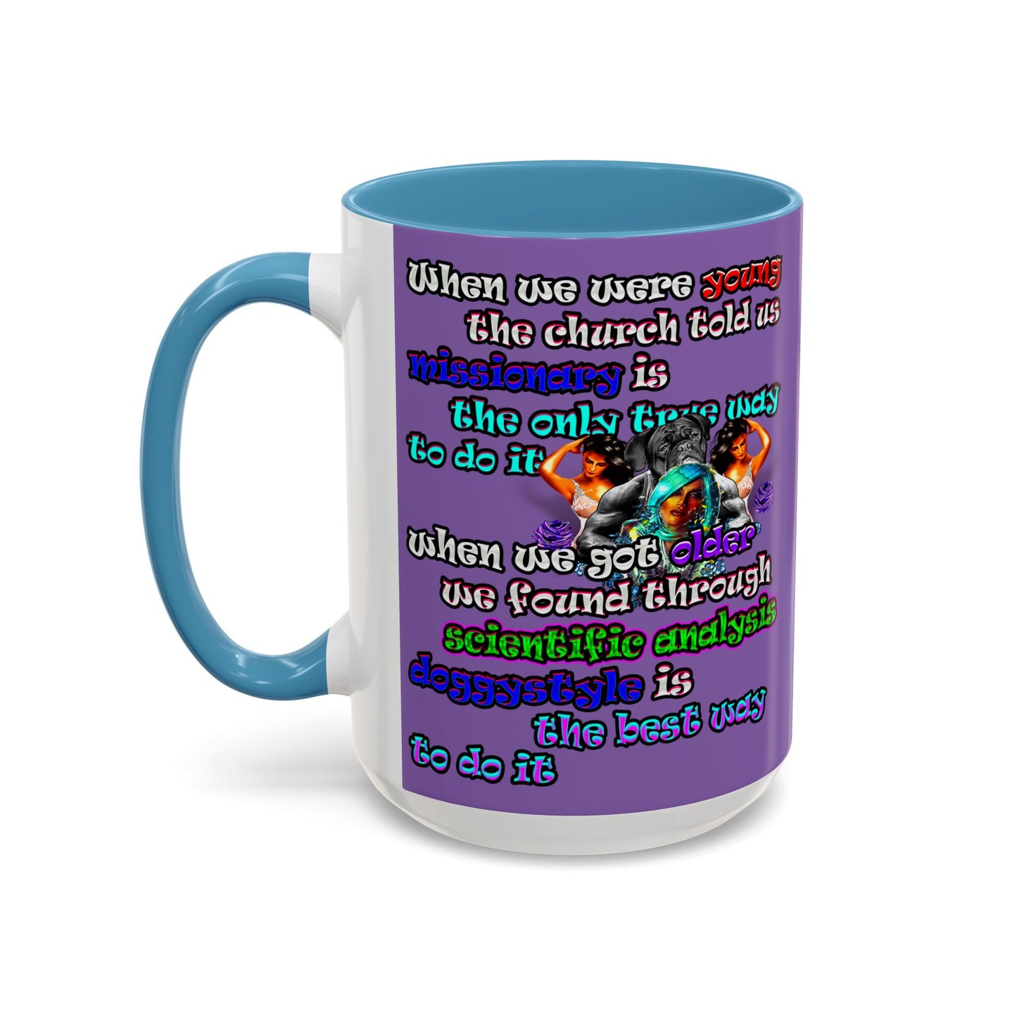 doggystyle - Accent Mug (light purple)