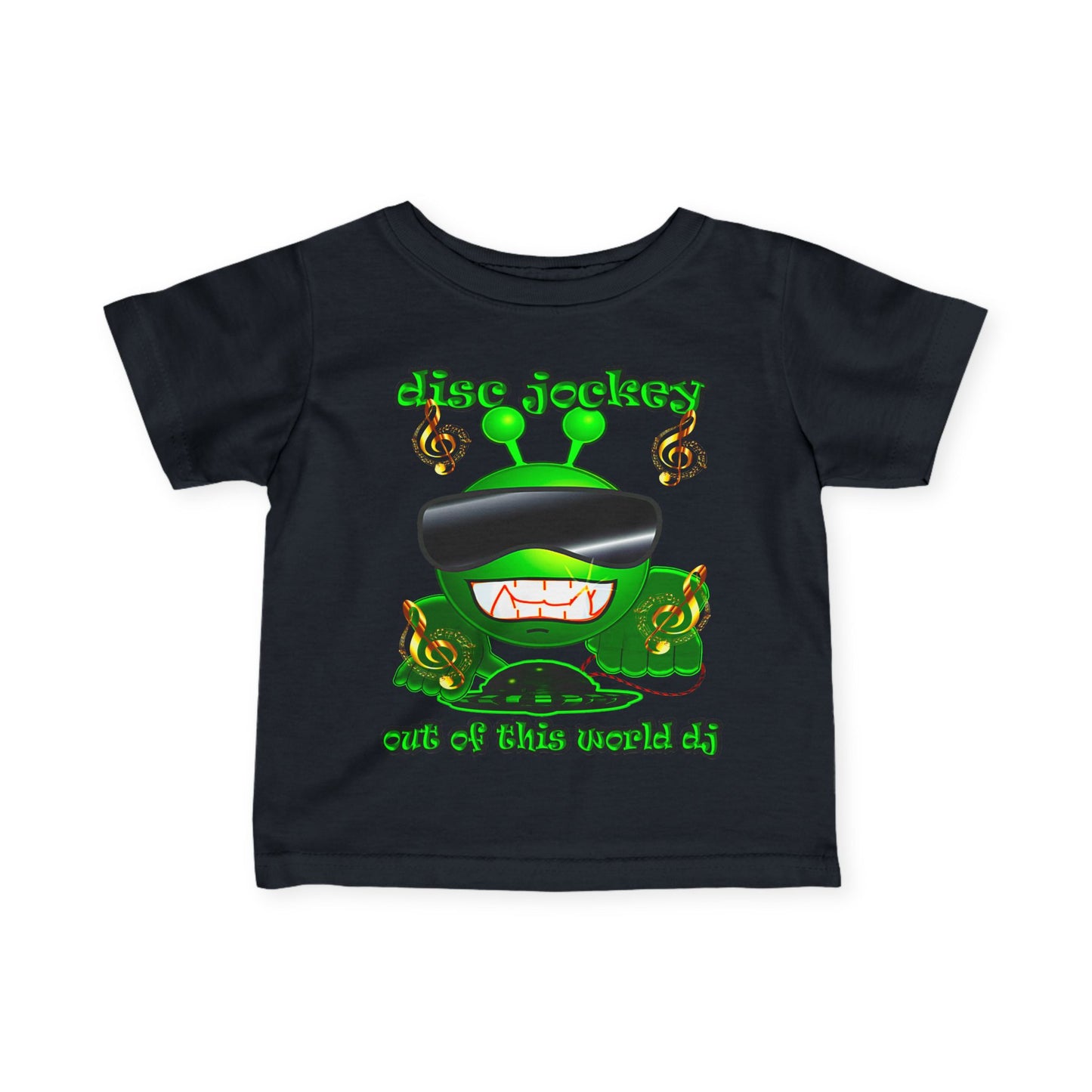 disc jockey - Infant Fine Jersey Tee