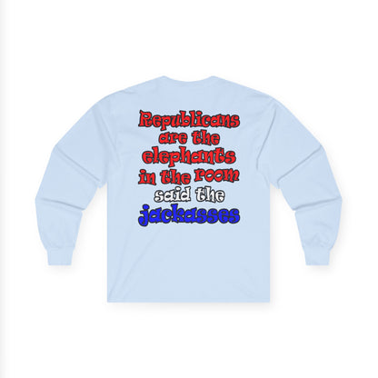 donkeys and elephants - Ultra Cotton Long Sleeve Tee