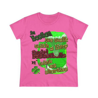 celtics logo - Women's Midweight Cotton Tee