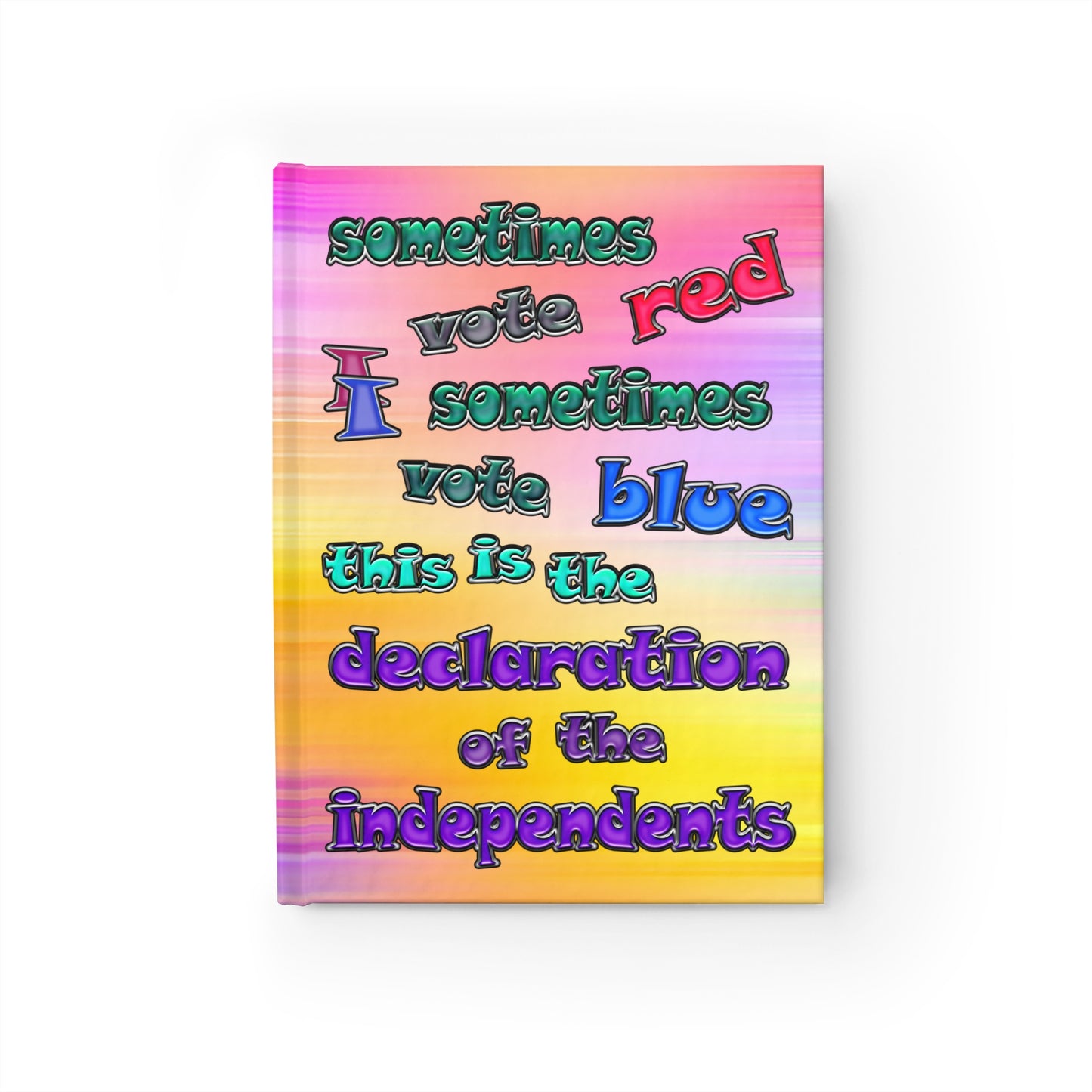 declaration of the independents - journal-lined (color blur)