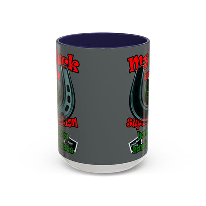 my luck - Accent Mug (dark grey)