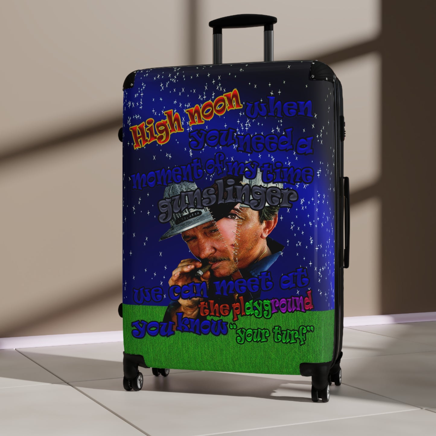 high noon - Suitcase ('snoops' background)