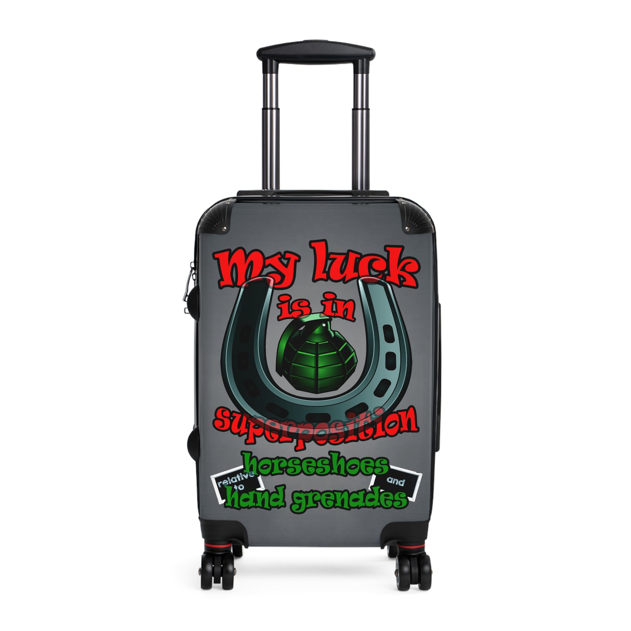 my luck - Suitcase (grey-light grey)