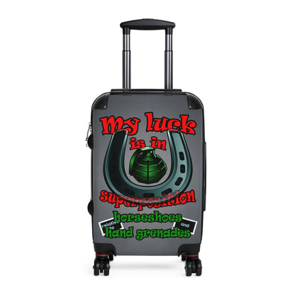 my luck - Suitcase (grey-light grey)