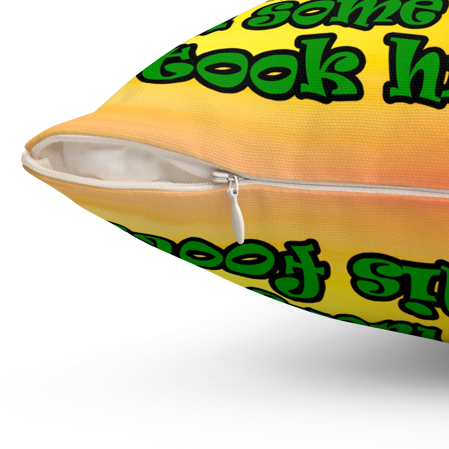 turtle race - Spun Polyester Square Pillow - (color blur)