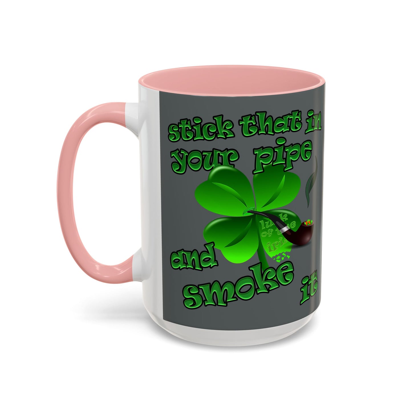 celtics logo - Accent Mug (dark grey)