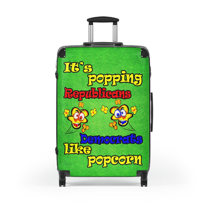 popping like popcorn - Suitcase (green turf)