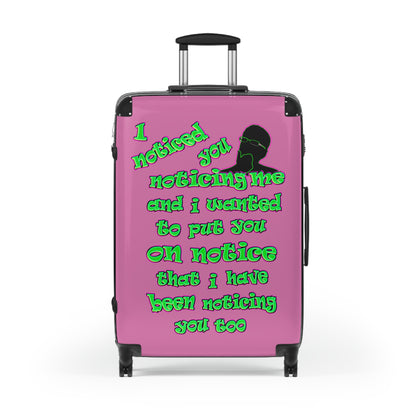 noticed you noticing - Suitcase (light pink)