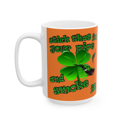 celtics logo - White Mug (crusta)