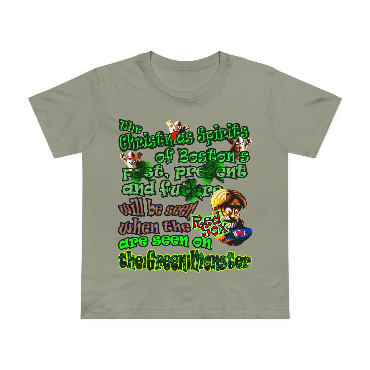 christmas spirits of boston - Women’s Maple Tee