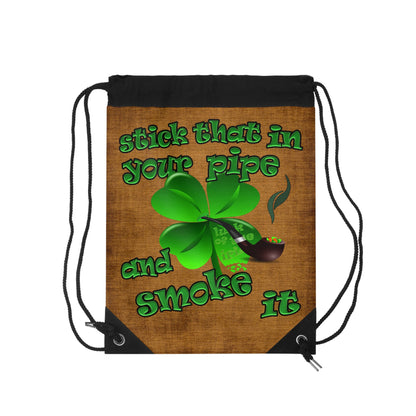 celtics logo - Drawstring Bag (dichromatic brown papyrus)