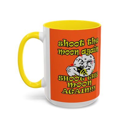 shoot the moon again - Accent Mug (orange)