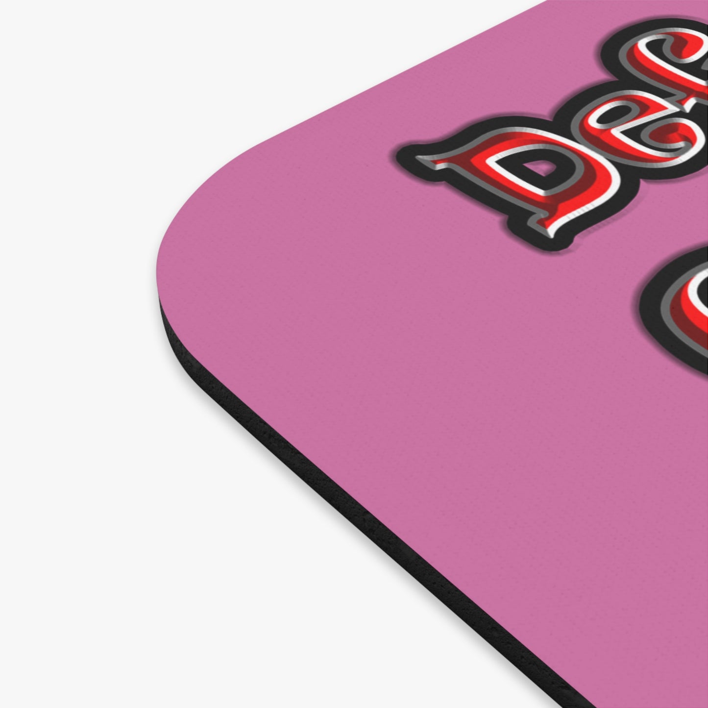 defy conquer reach - Mouse Pad (Rectangle) (light pink)