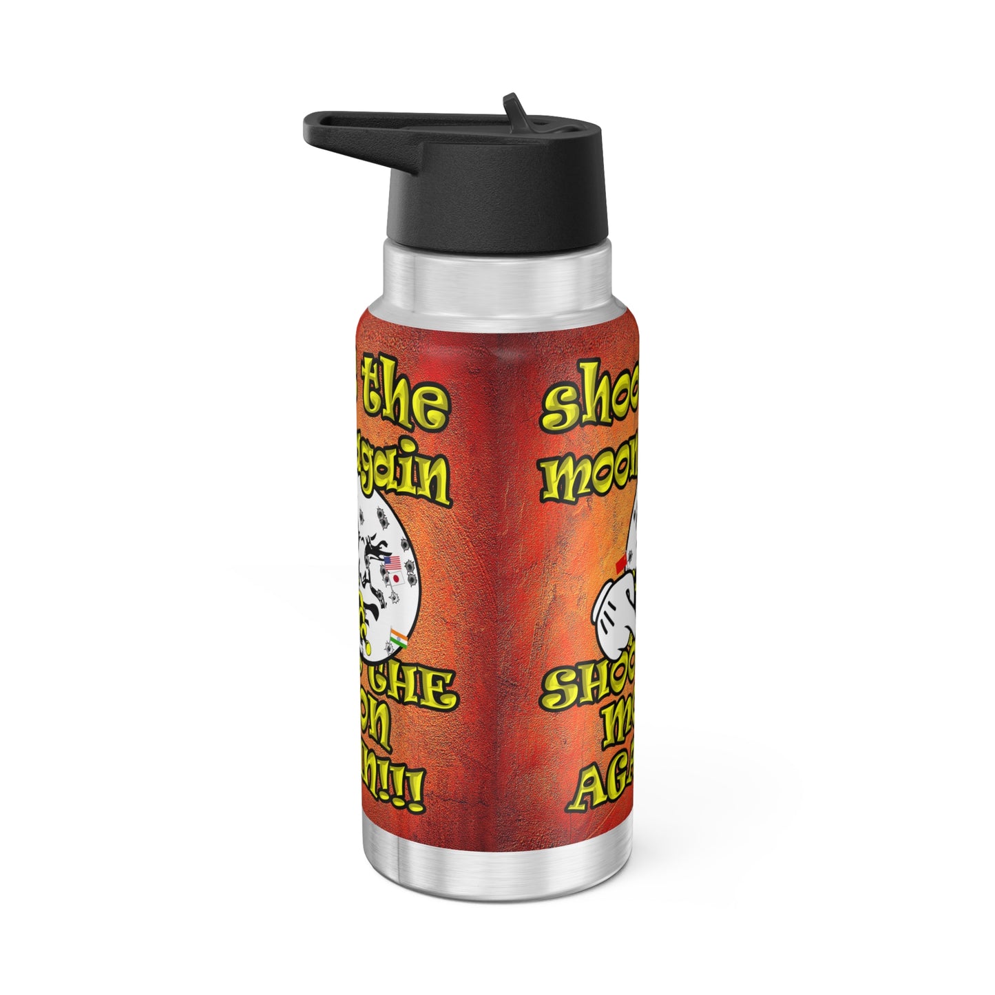 shoot the moon again - Gator Tumbler, 32oz  (burnt orange)