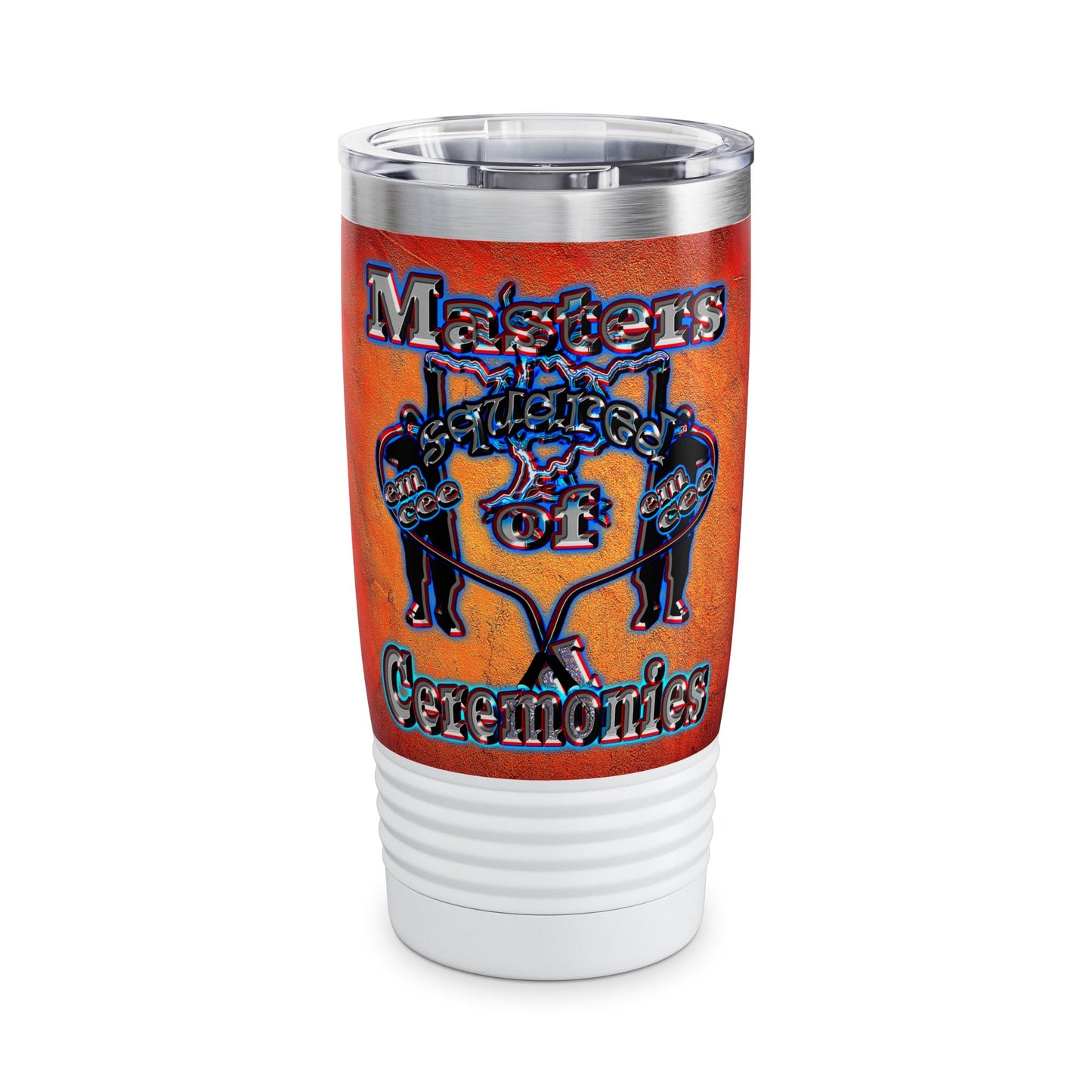 em cee squared - Ringneck Tumbler, 20oz (burnt orange)