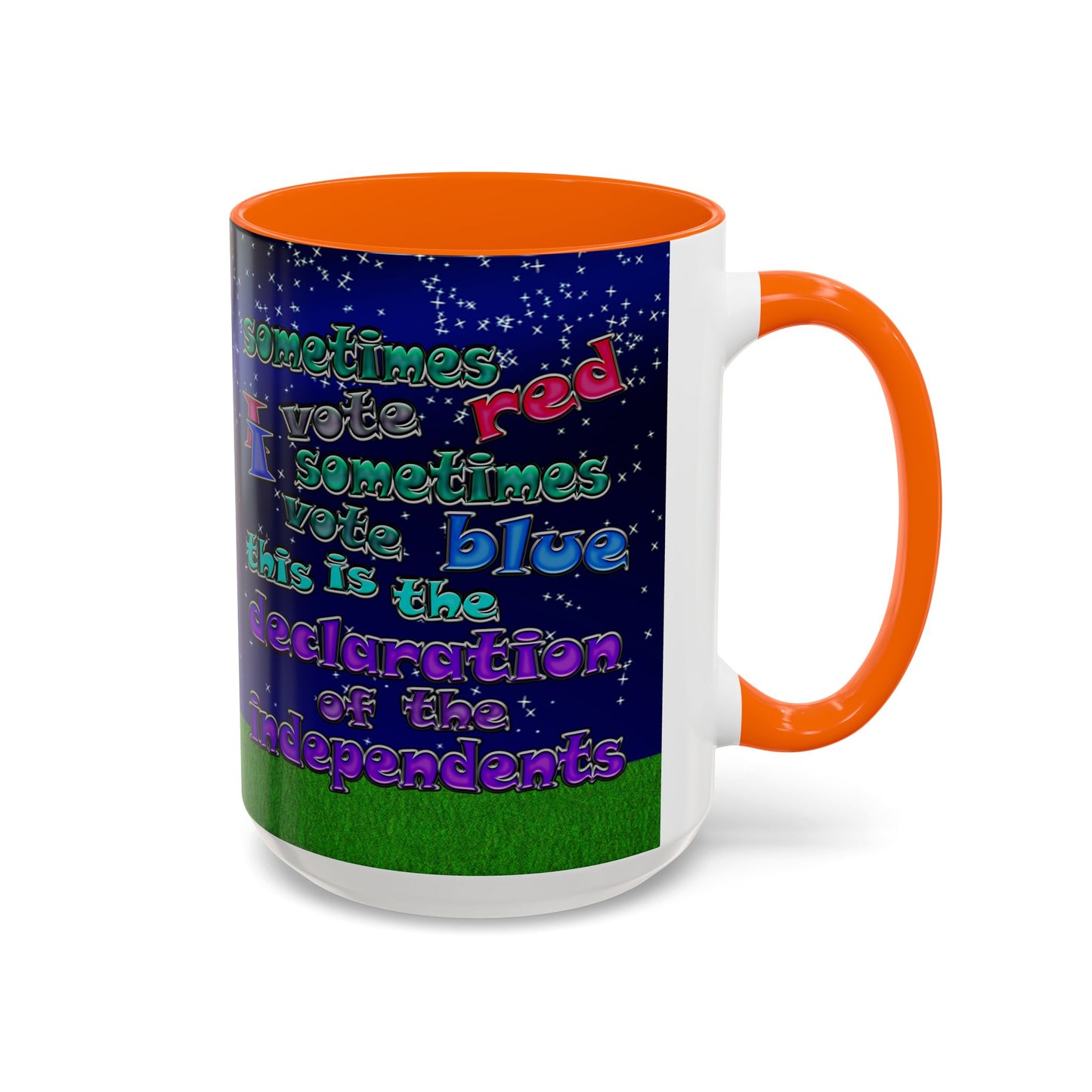 declaration of the independents - Accent Mug ('snoops' background)