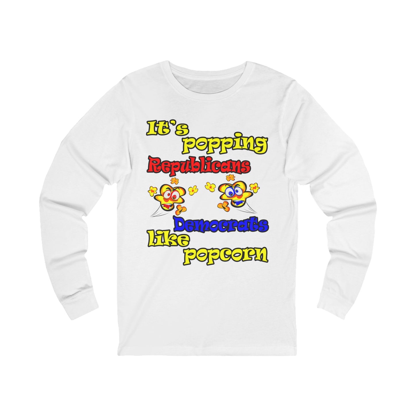popping like popcorn - Unisex Jersey Long Sleeve Tee