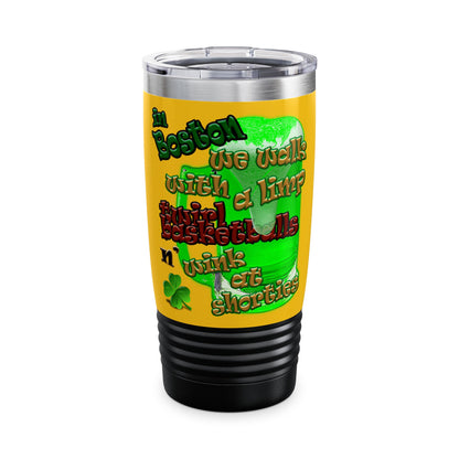 celtics logo - Ringneck Tumbler, 20oz (yellow)