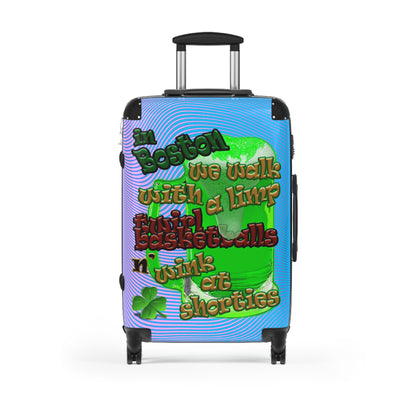 celtics logo - Suitcase (light blue-purple wave)