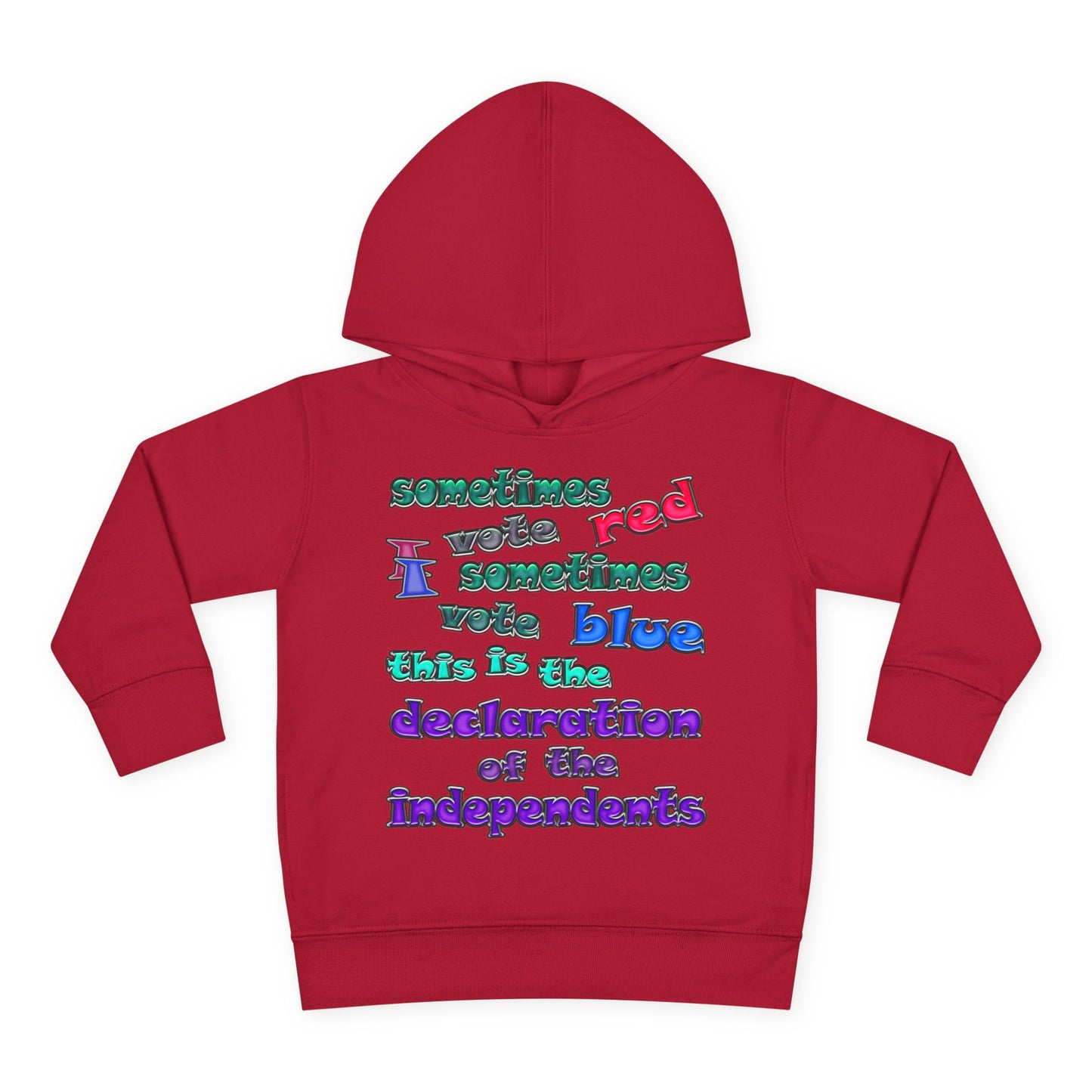 declaration of the independents - Toddler Pullover Fleece Hoodie