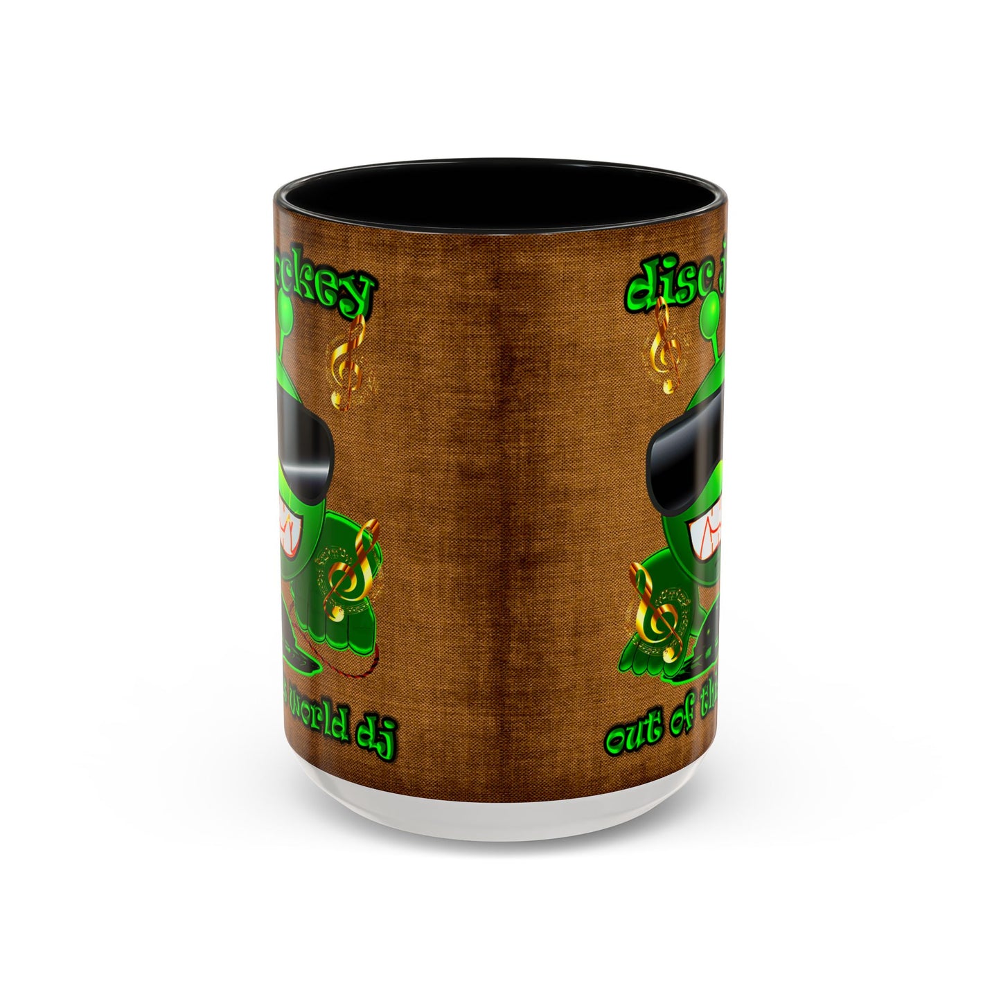 disc jockey - Accent Mug (brown papyrus)