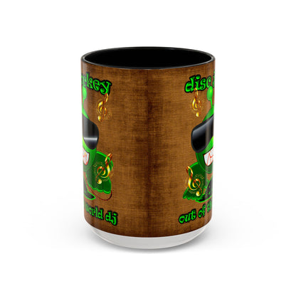 disc jockey - Accent Mug (brown papyrus)