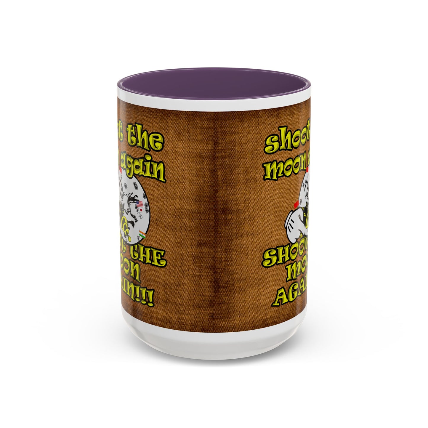shoot the moon again - Accent Mug (brown papyrus)