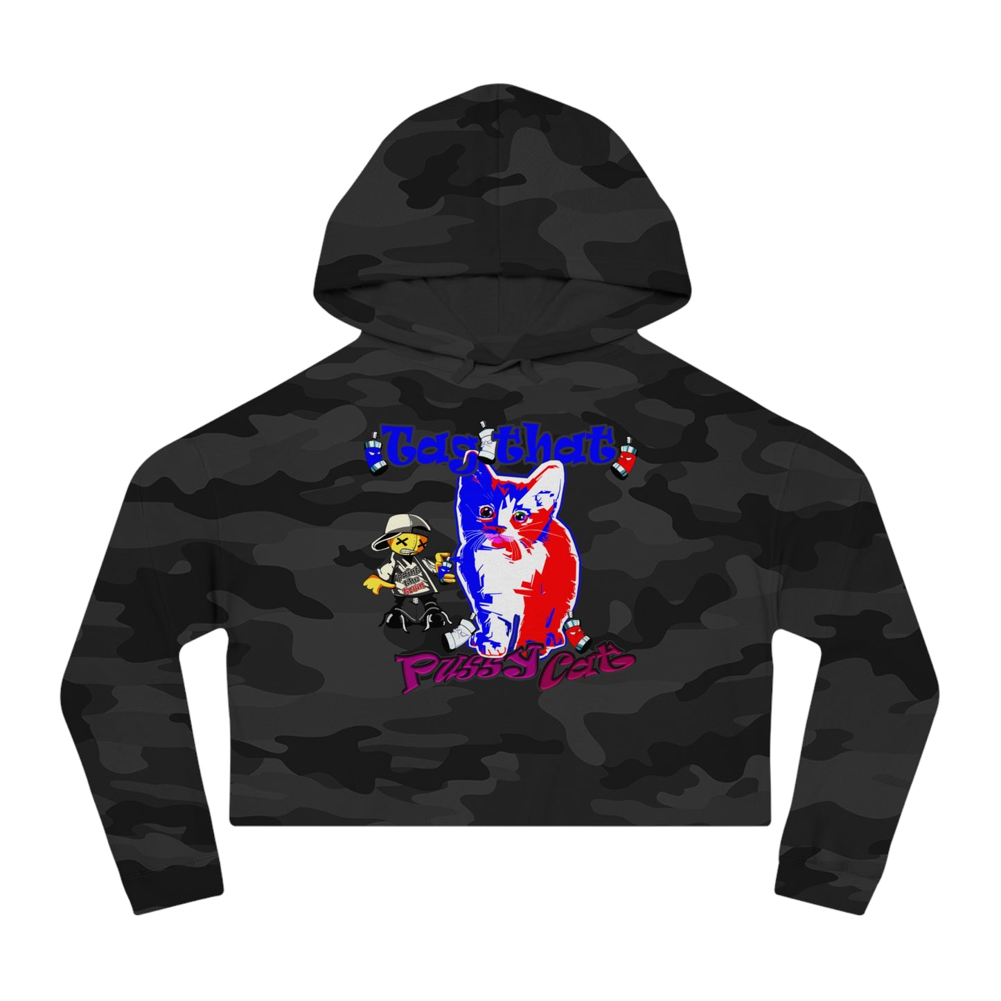 tag that - Women’s Cropped Hooded Sweatshirt