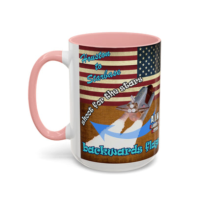 shoot for the stars - Accent Mug (brown papyrus)