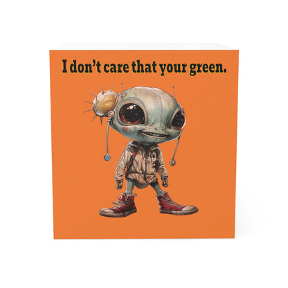 I don't care that your green - note cube (crusta)