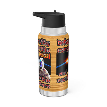 defy conquer reach - Gator Tumbler, 32oz  (butterscotch wood finish)