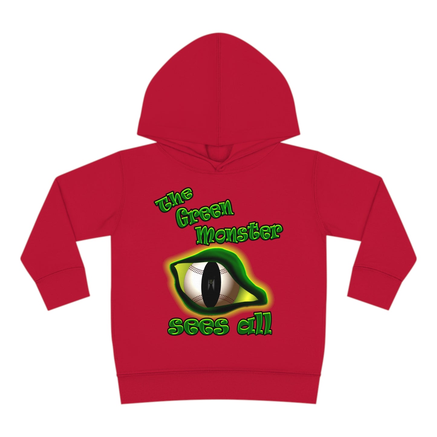 green monster - Toddler Pullover Fleece Hoodie
