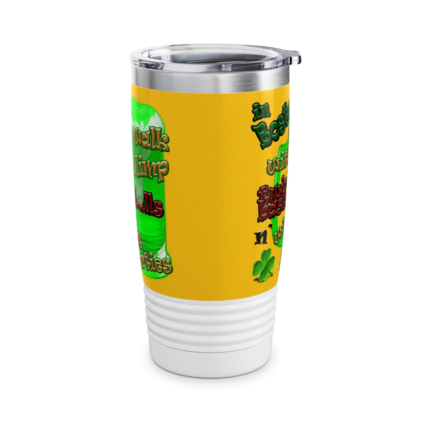 celtics logo - Ringneck Tumbler, 20oz (yellow)