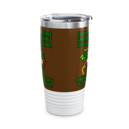 turtle race - Ringneck Tumbler, 20oz (brown)