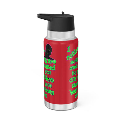noticed you noticing - Gator Tumbler, 32oz (dark red)