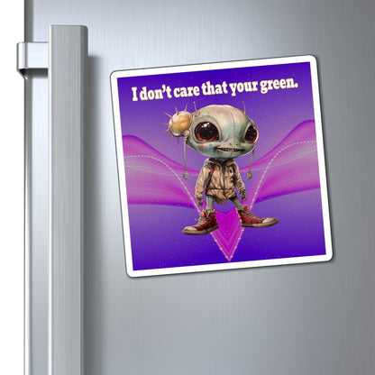 I don't care that your green - Magnets - (purple-pink wave)