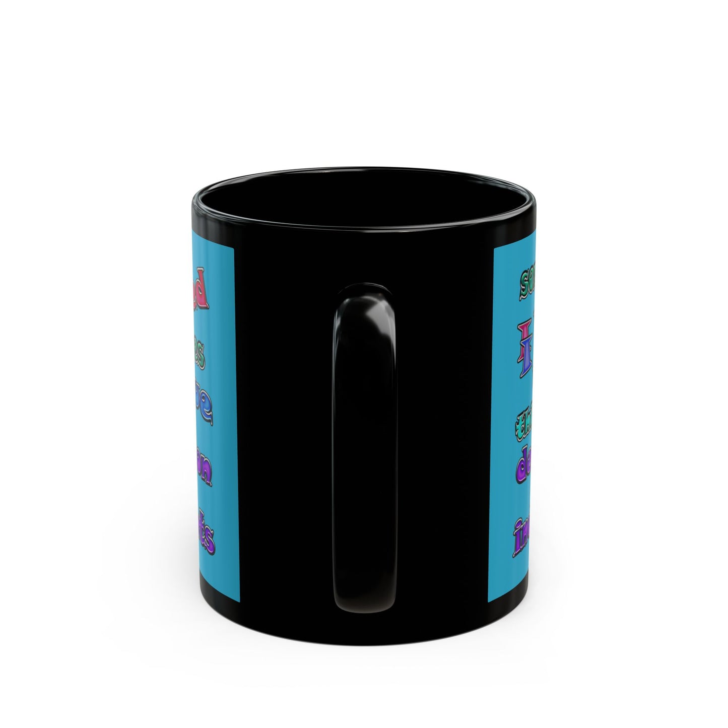 declaration of the independents - Black Mug (turquoise)