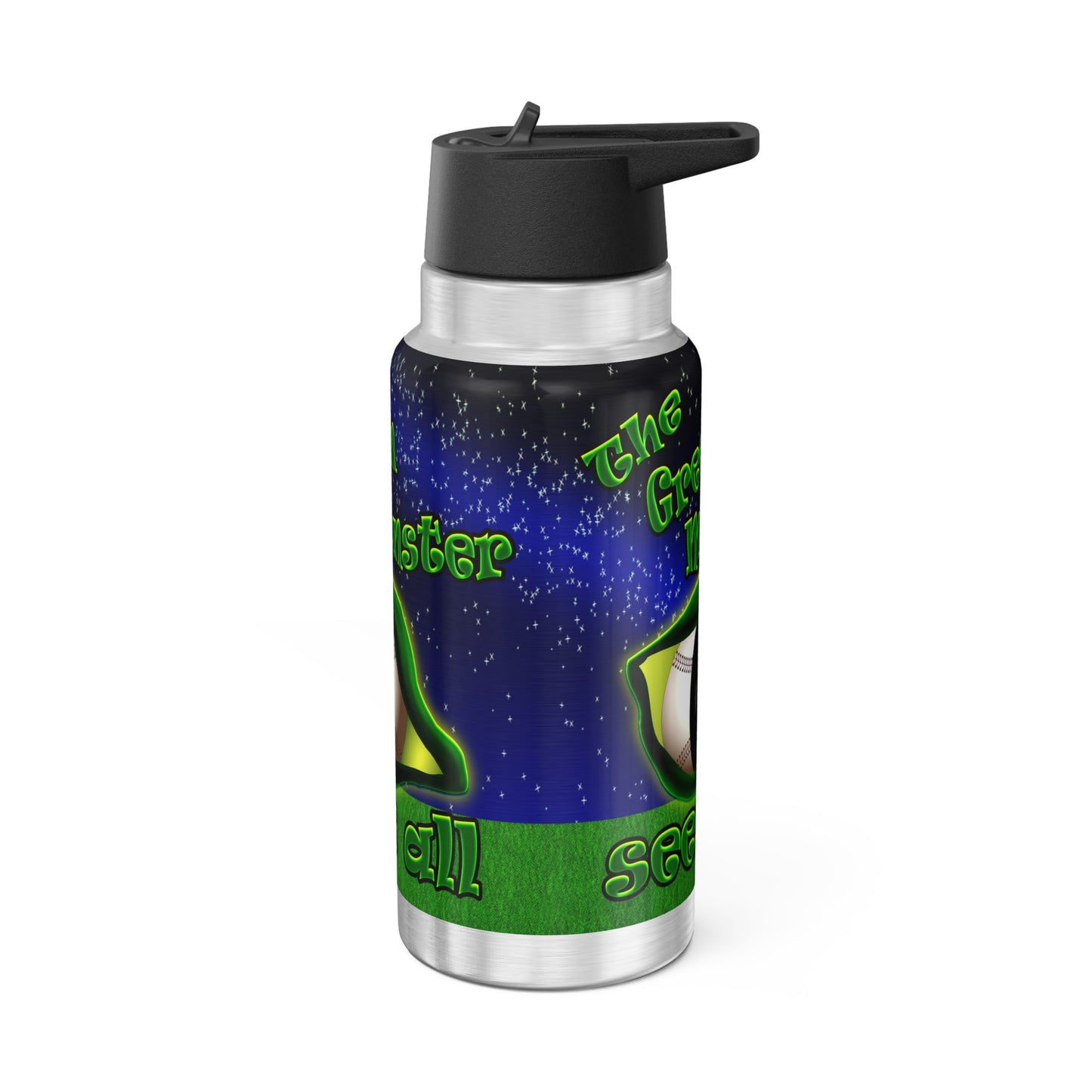 green monster - Gator Tumbler, 32oz  ('snoops' background)