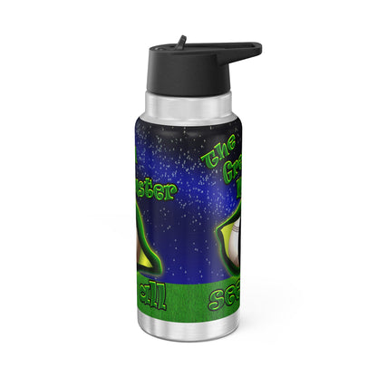 green monster - Gator Tumbler, 32oz  ('snoops' background)