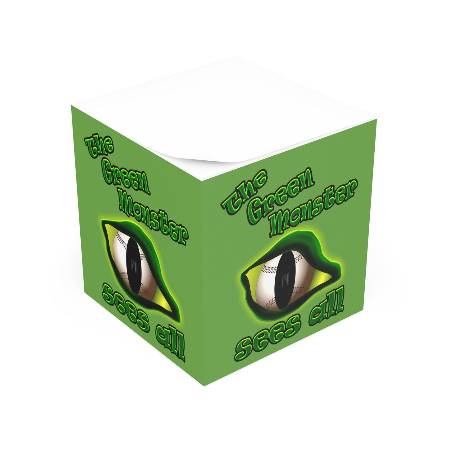 green monster - note cube (green)