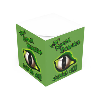 green monster - note cube (green)